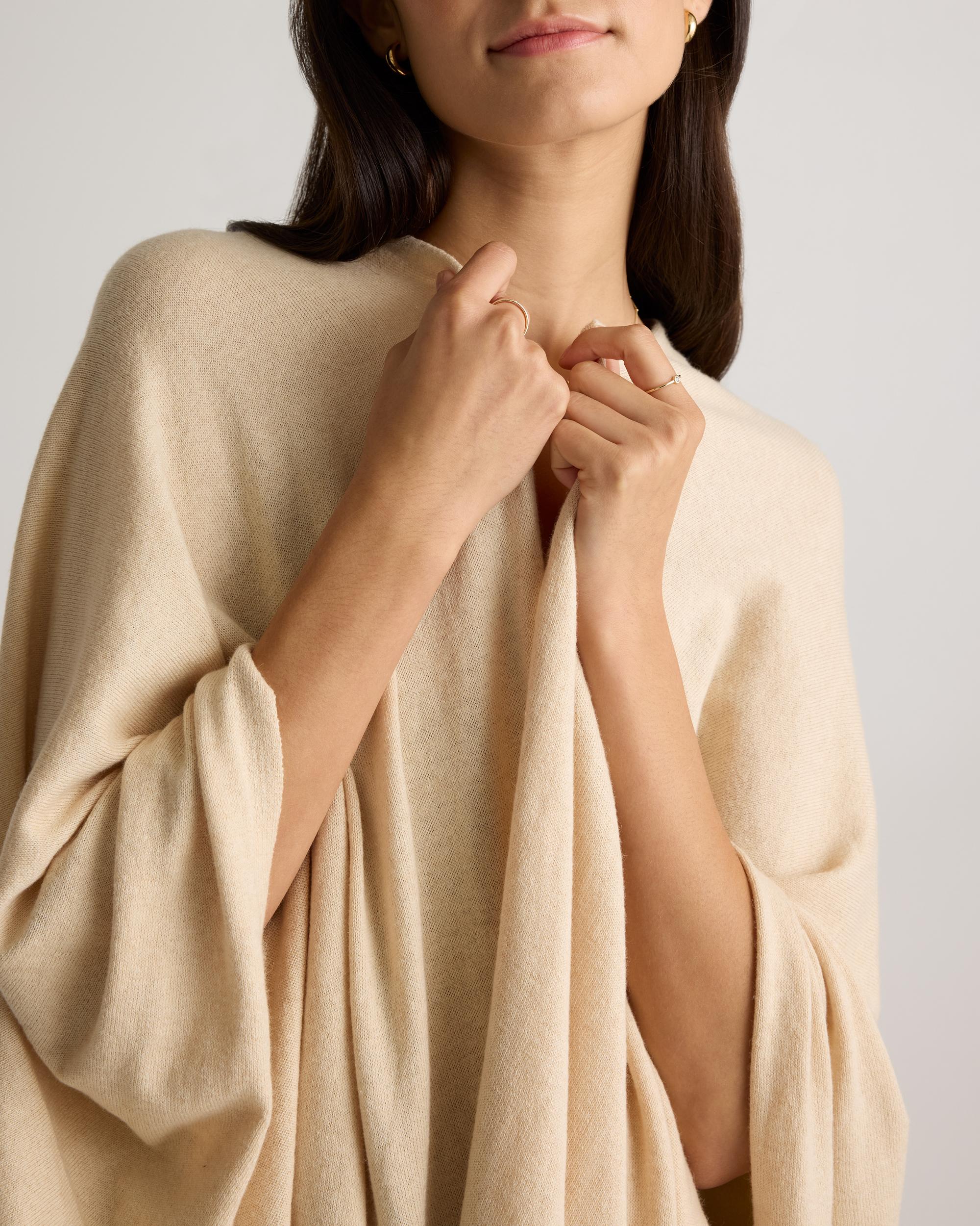 Quince | Women's Cotton Cashmere Ruana Product Image