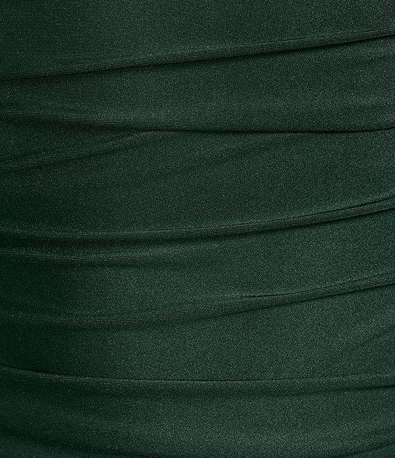 Honey and Rosie Sateen Long Sleeve Sweetheart Dress Product Image