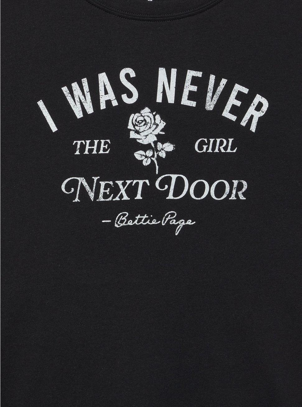 Bettie Page Classic Cotton Crew Tee Product Image