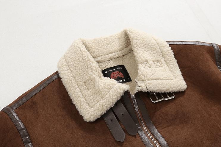 RT No. 6346 SUEDE FLEECE STAND COLLAR JK Product Image