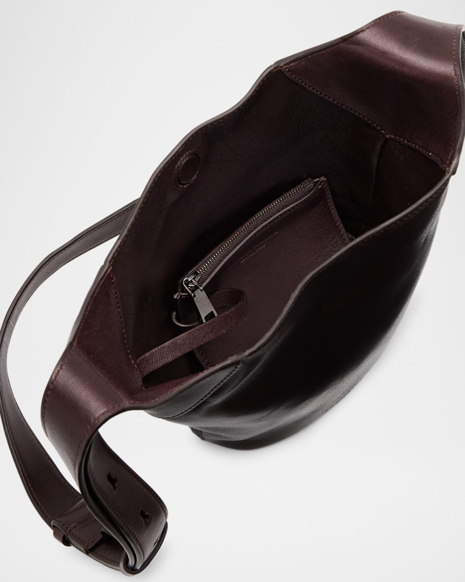 Medium Monili Leather Bucket Bag  Product Image