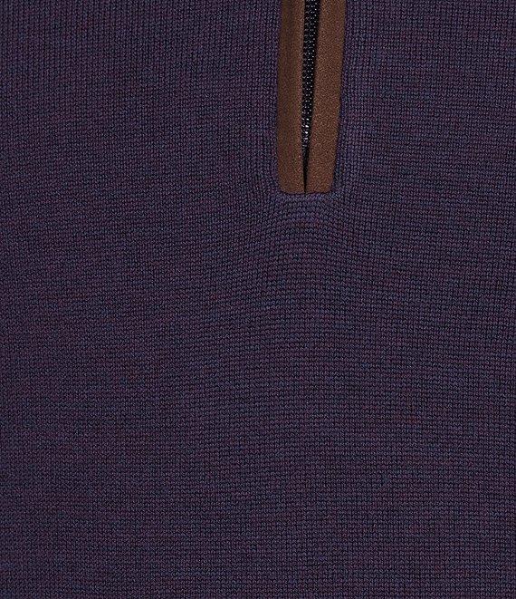 Hart Schaffner Marx Quarter Zip Merino Wool Sweater Product Image