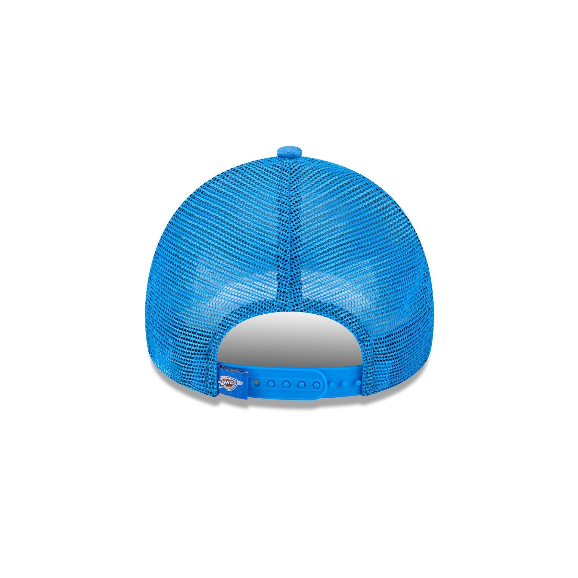 Oklahoma City Thunder Distressed 9FORTY A-Frame Trucker Hat Male Product Image