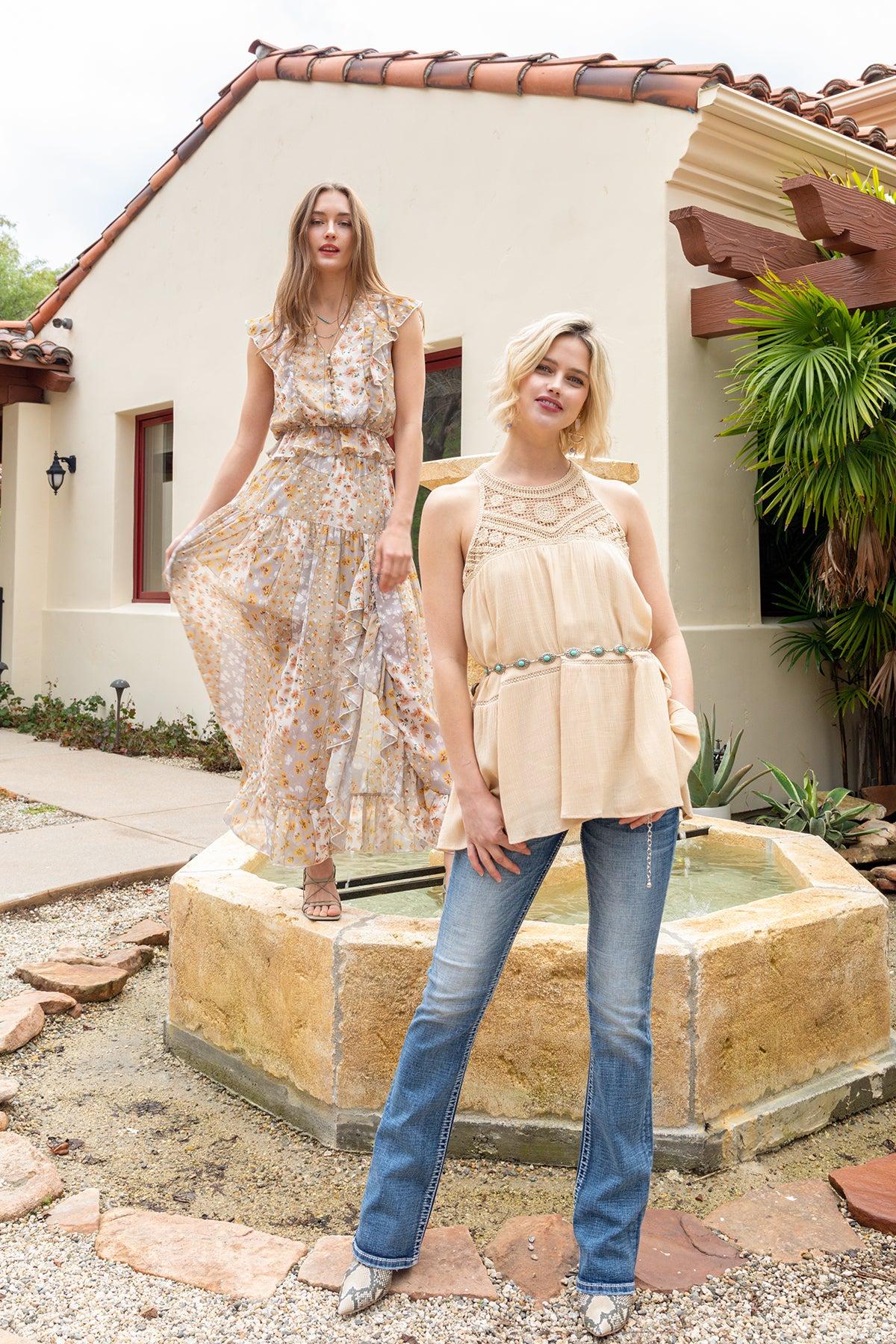 Crochet Tier Halter Top Product Image