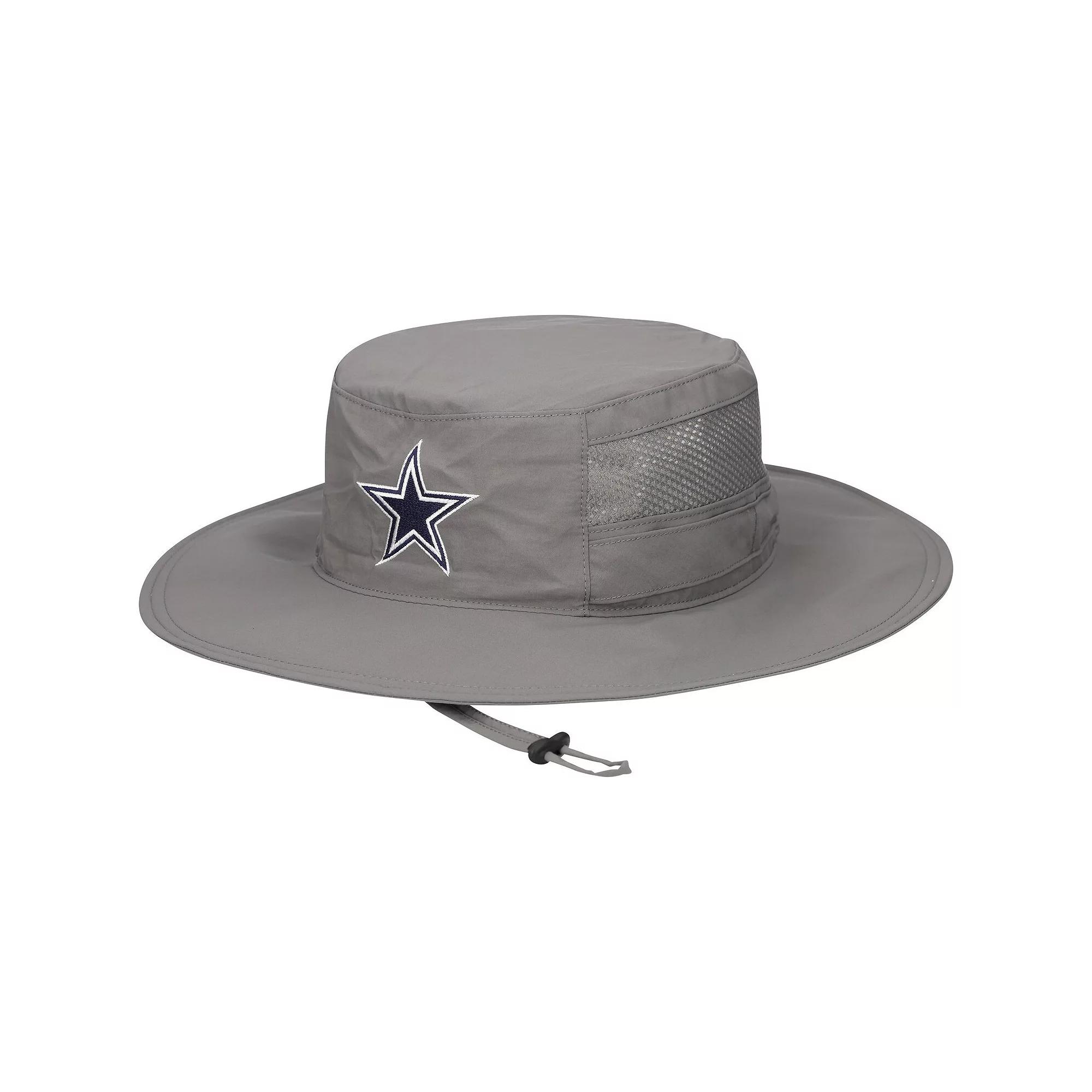 Men's Columbia Gray Dallas Cowboys Bora Bora Booney III Omni-Shade Bucket Hat, Grey Product Image