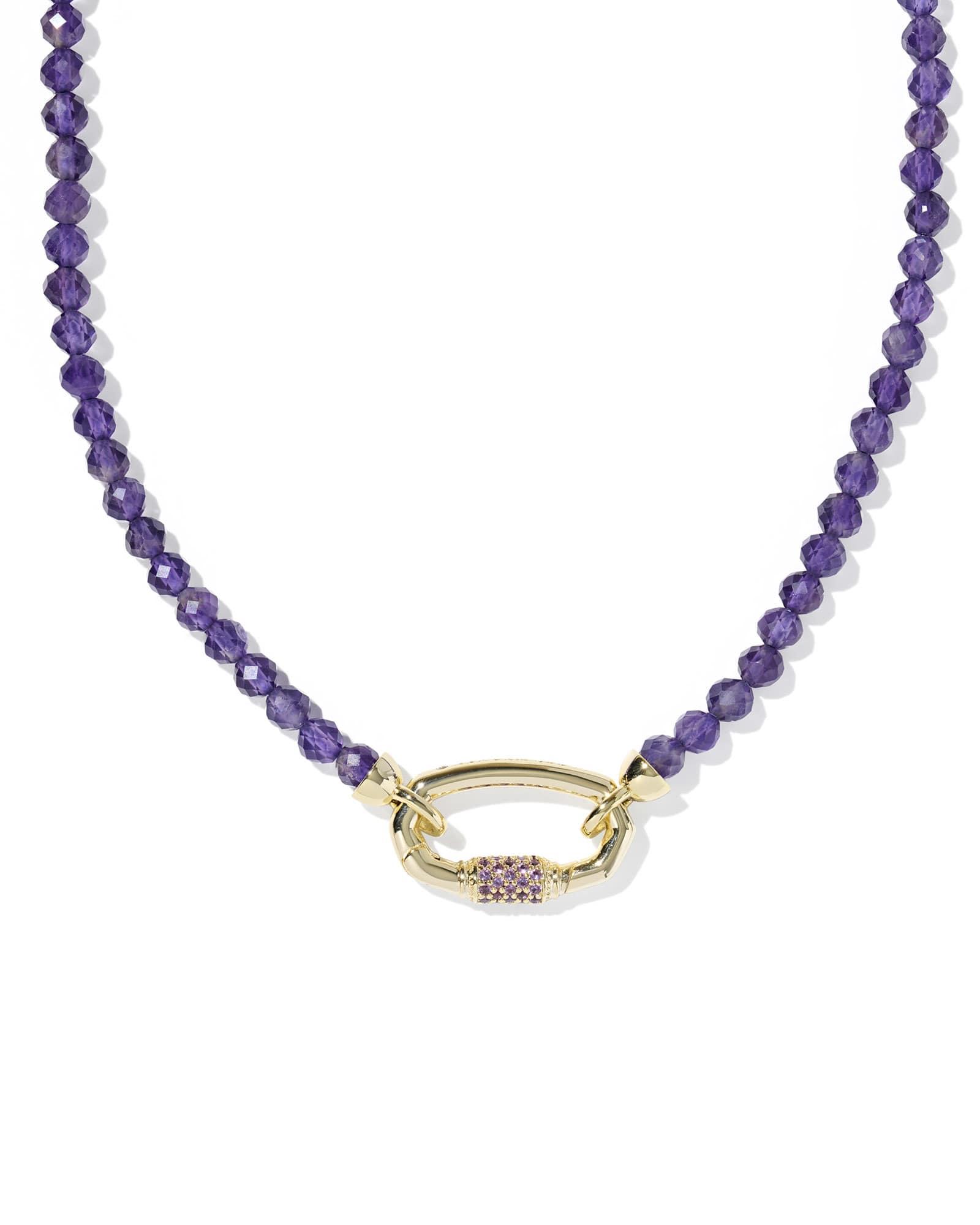 Emery Gold Beaded Strand Necklace Product Image