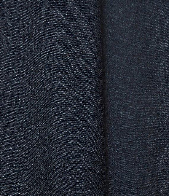 Jude Connally Emerson Denim Point Collar Short Puff Sleeve Dress Product Image