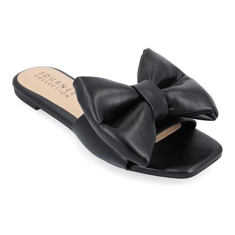 Journee Fayre Women's Slide Sandals,  Product Image