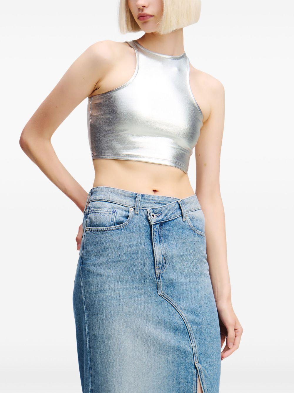 metallic tank top Product Image