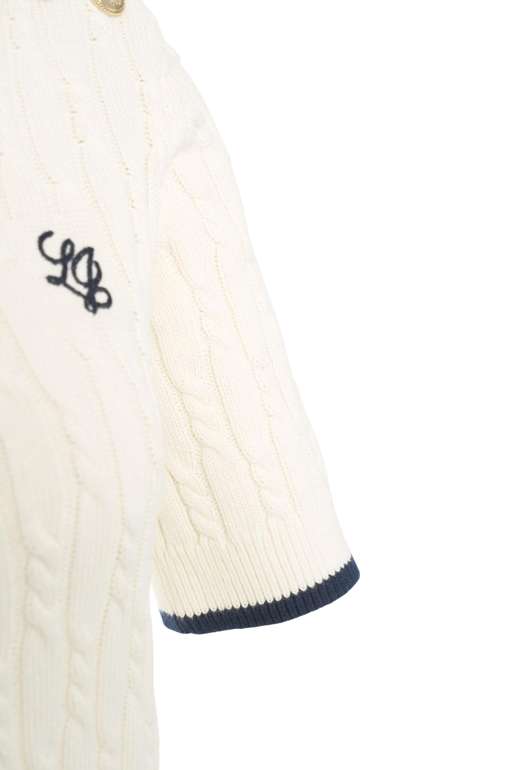 Knit t-shirt with logo embroidery Product Image