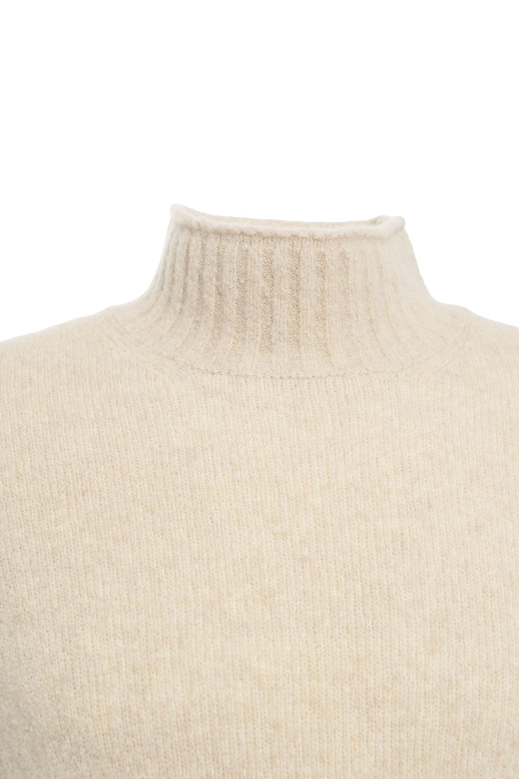 Wool sweater with turtleneck Product Image