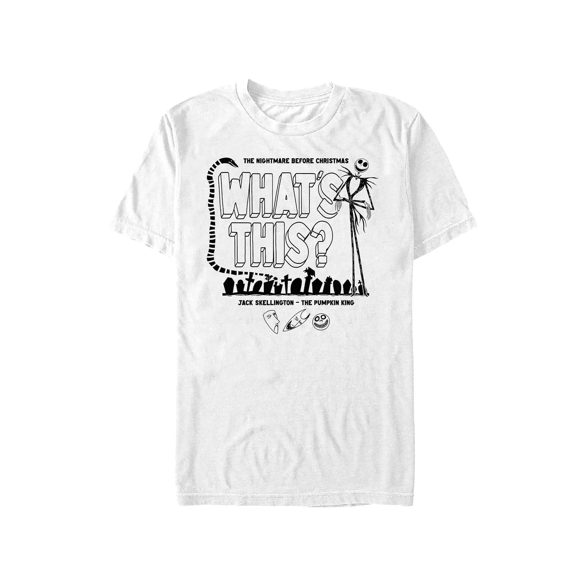 Disney's The Nightmare Before Christmas Jack What's This? Men's Graphic Tee,  Product Image