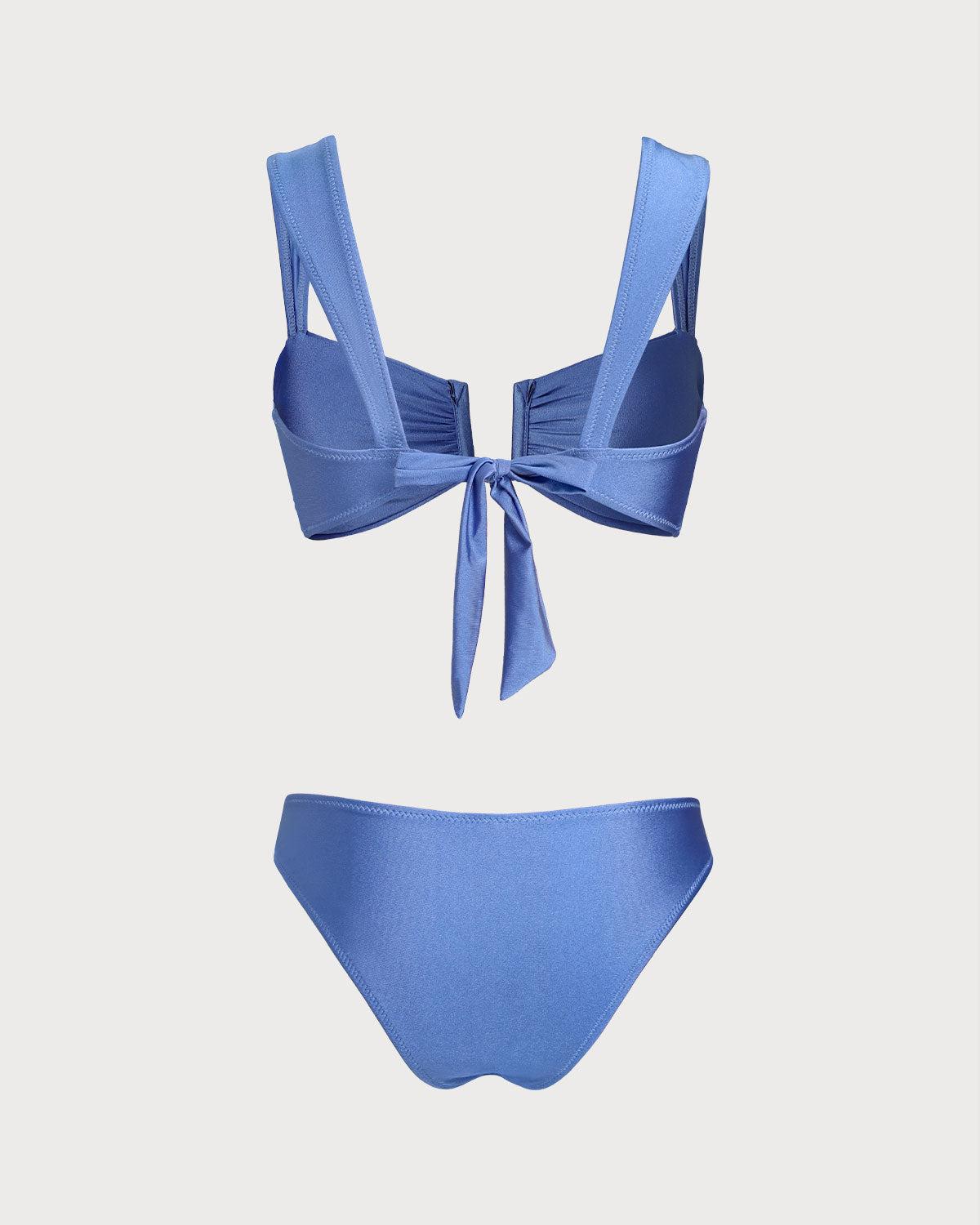 Blue Triangle High Stretch Bikini Set Product Image