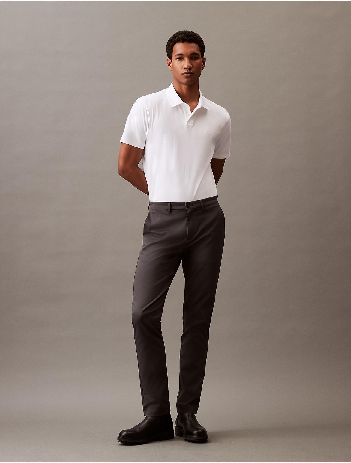 Calvin Klein Mens Supima Cotton Classic Polo Shirt - Navy Product Image