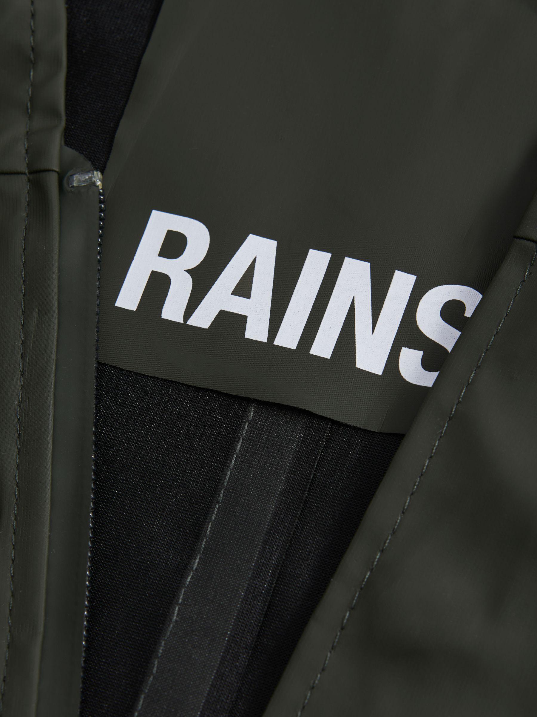 Rains Fishtail Parka in Dark Green Product Image