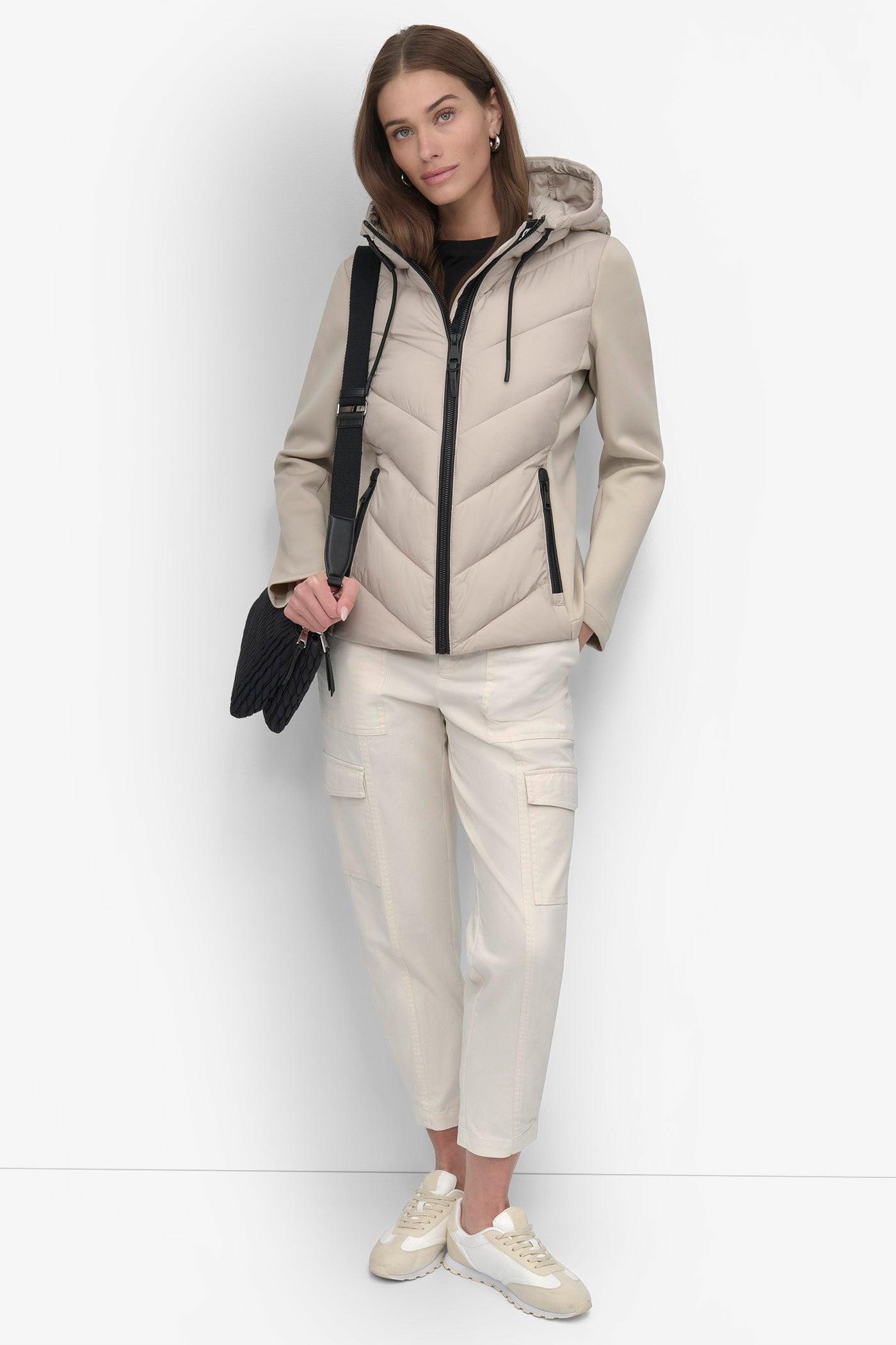 MIXED MEDIA LIGHT WEIGHT PUFFER Product Image