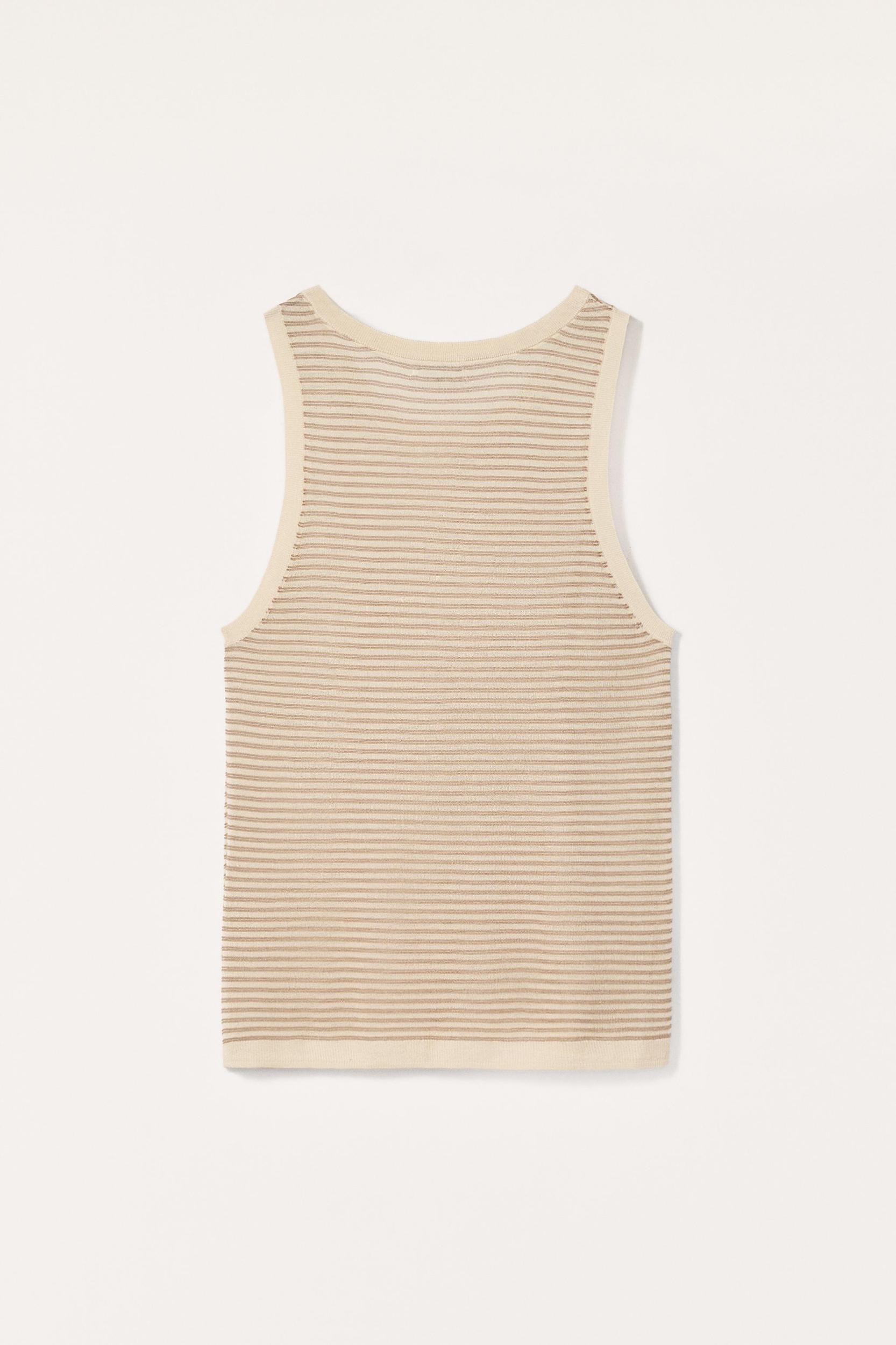 LIMITED EDITION STRIPED KNIT TANK TOP Product Image