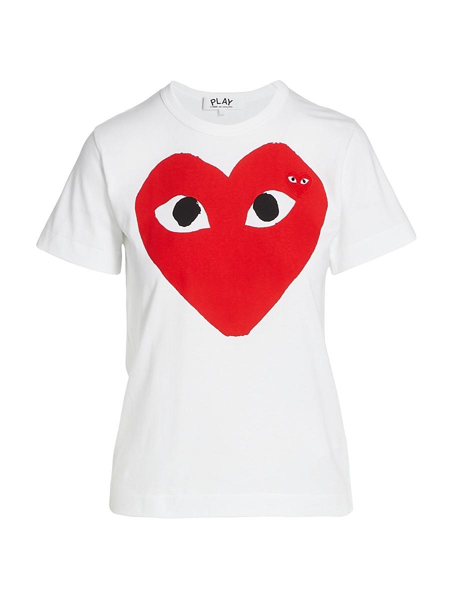 Womens Large Heart T-Shirt Product Image