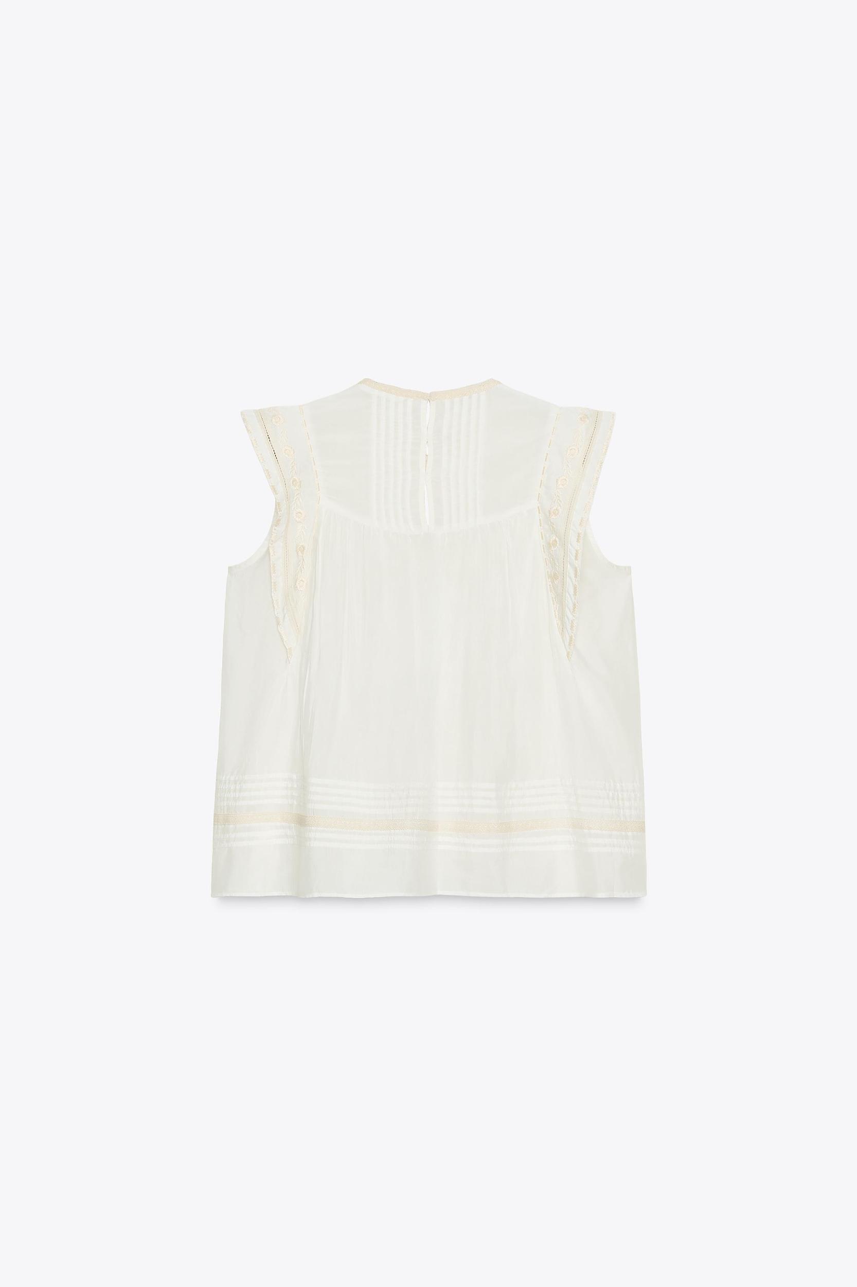 ZW COLLECTION EMBROIDERED BLOUSE Product Image