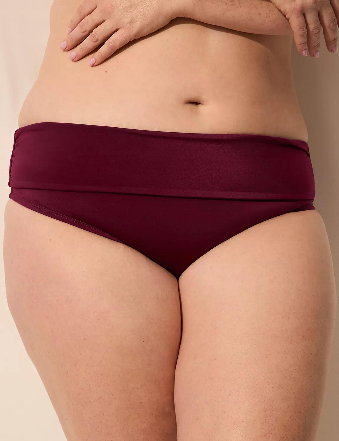 Foldover-Waist Swim Brief Product Image