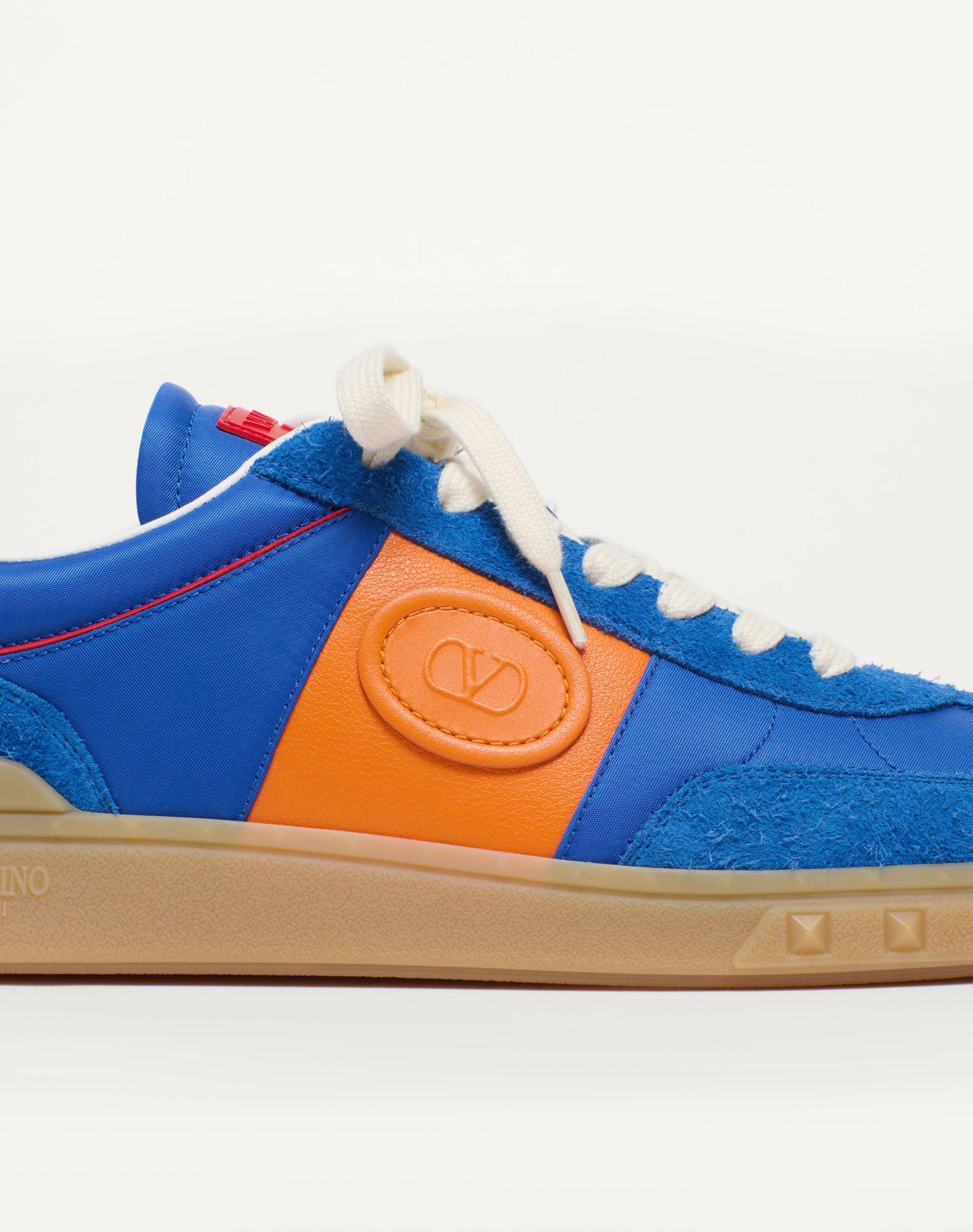 Upvillage Low Top Sneaker In Crust Leather And Nylon Product Image