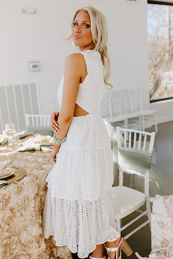 Touch My Soul Eyelet Midi Product Image