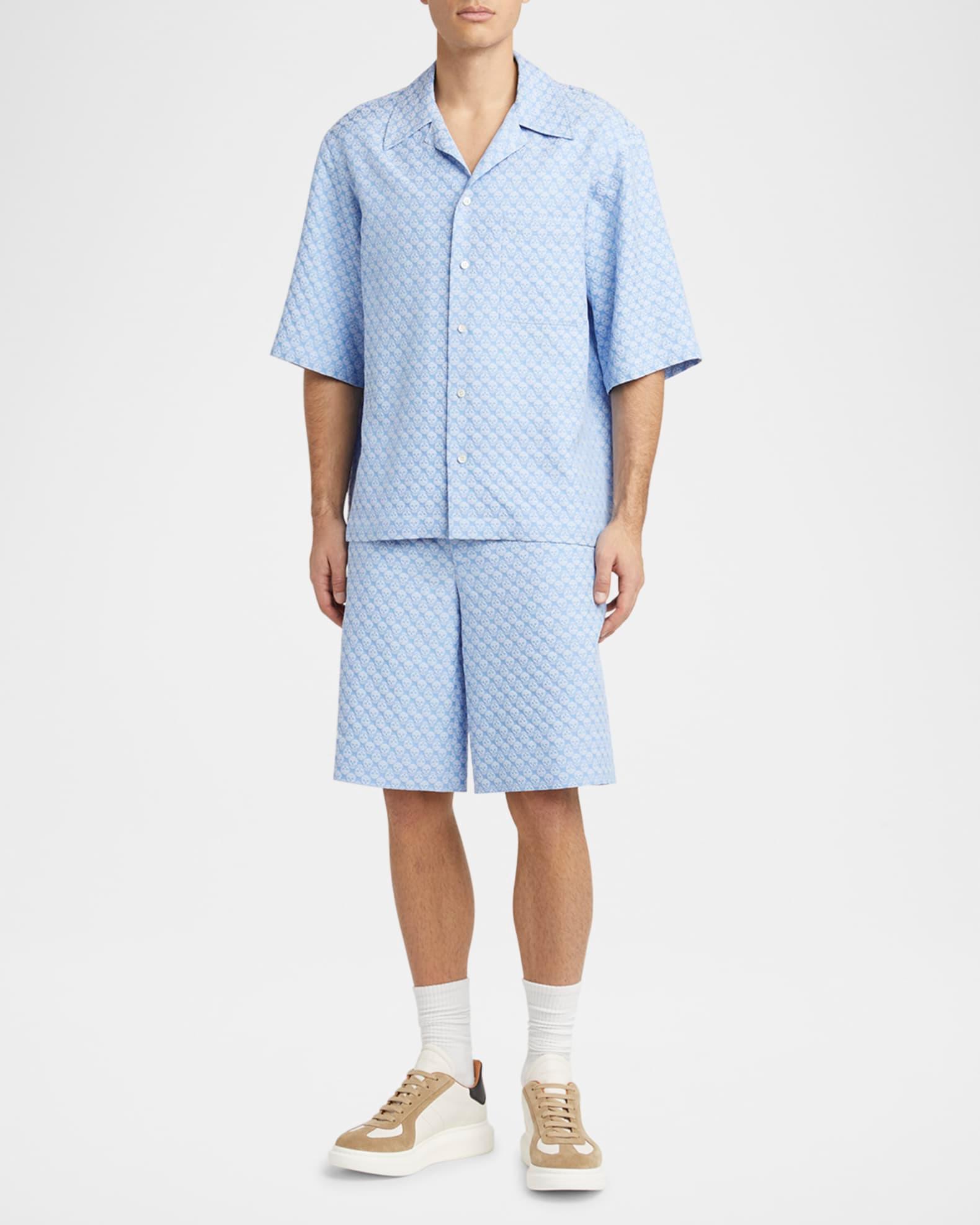 Men's Oversized Leather and Suede T-Toe Sneakers Product Image