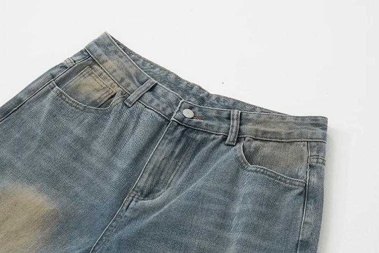 RT No. 11204 BLUE WASHED DENIM JEANS Product Image