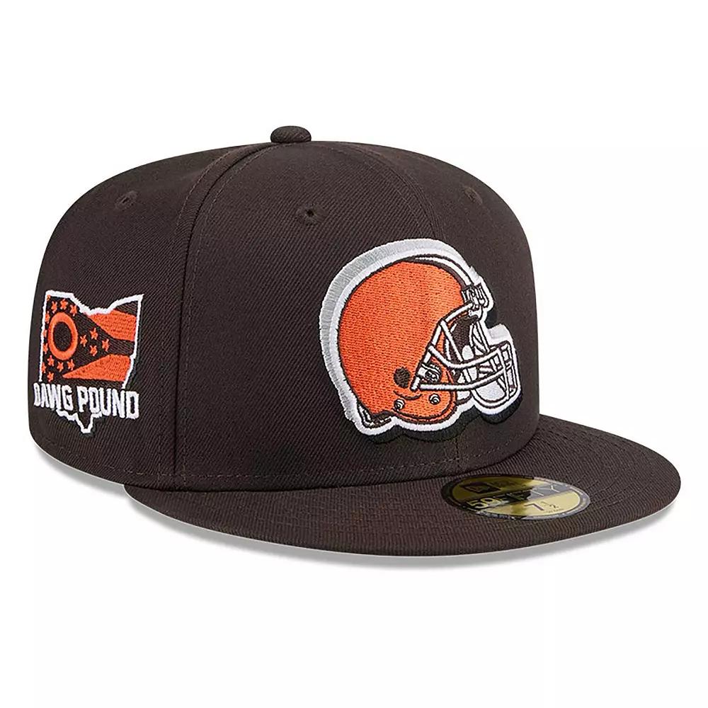 Men's New Era  Brown Cleveland Browns 2024 NFL Draft 59FIFTY Fitted Hat, Size: 7 1/4 Product Image