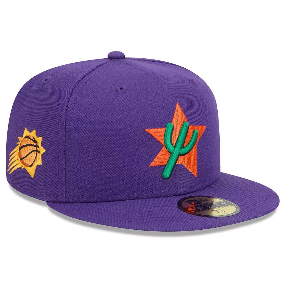 Men's New Era  Purple Phoenix Suns 2024/25 City Edition Alternate 59FIFTY Fitted Hat, Size: 6 7/8, Phx Purple Product Image