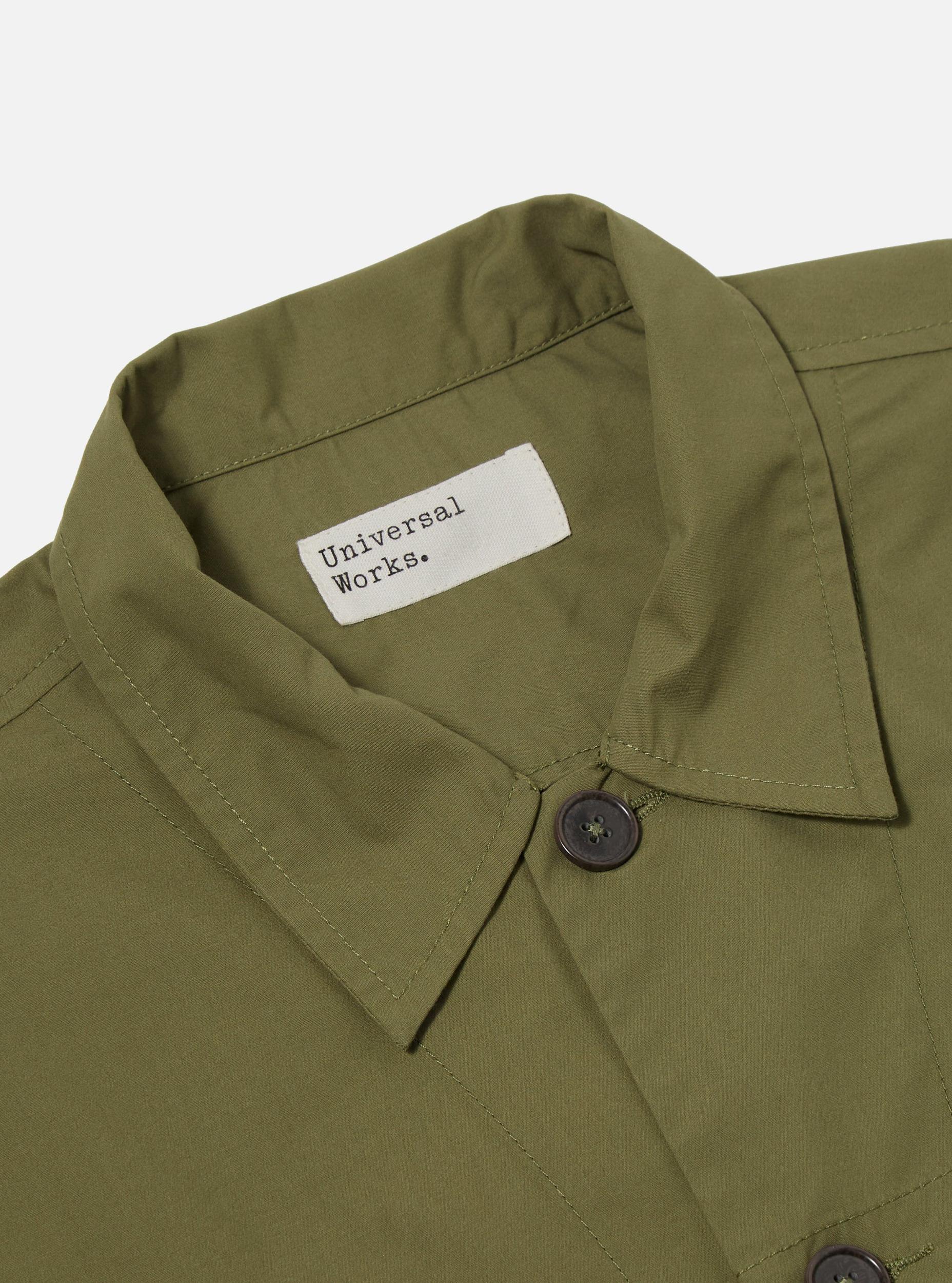 Olive Recycled Polytech Tech Overshirt Product Image