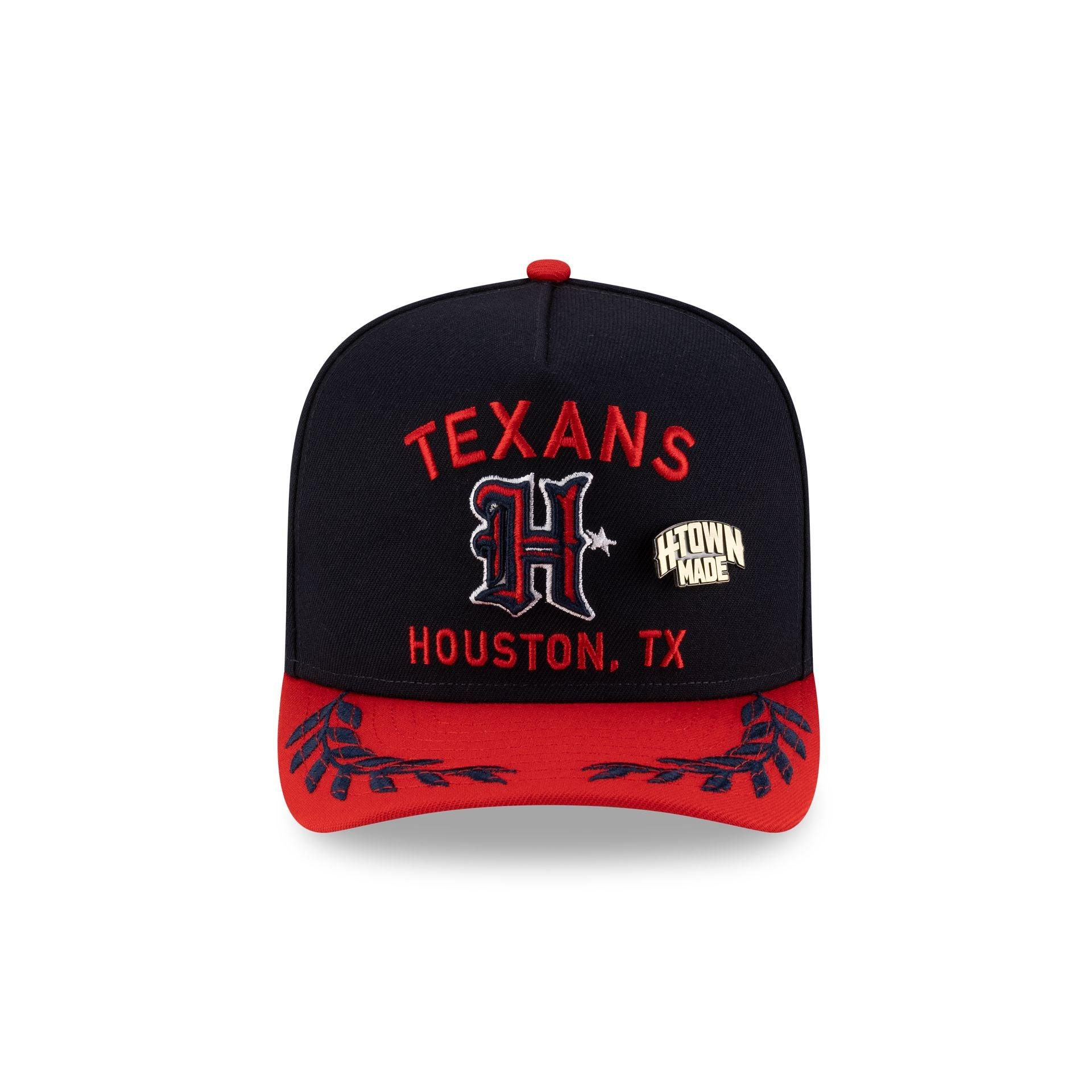 Houston Texans 2025 Draft Black 59FIFTY A-Frame Fitted Hat Male Product Image