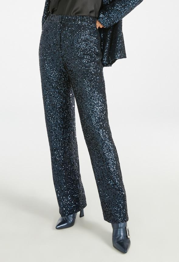 JustFab Margaux Platform Loafer Pump Womens Black/ White Size 8.5 Product Image