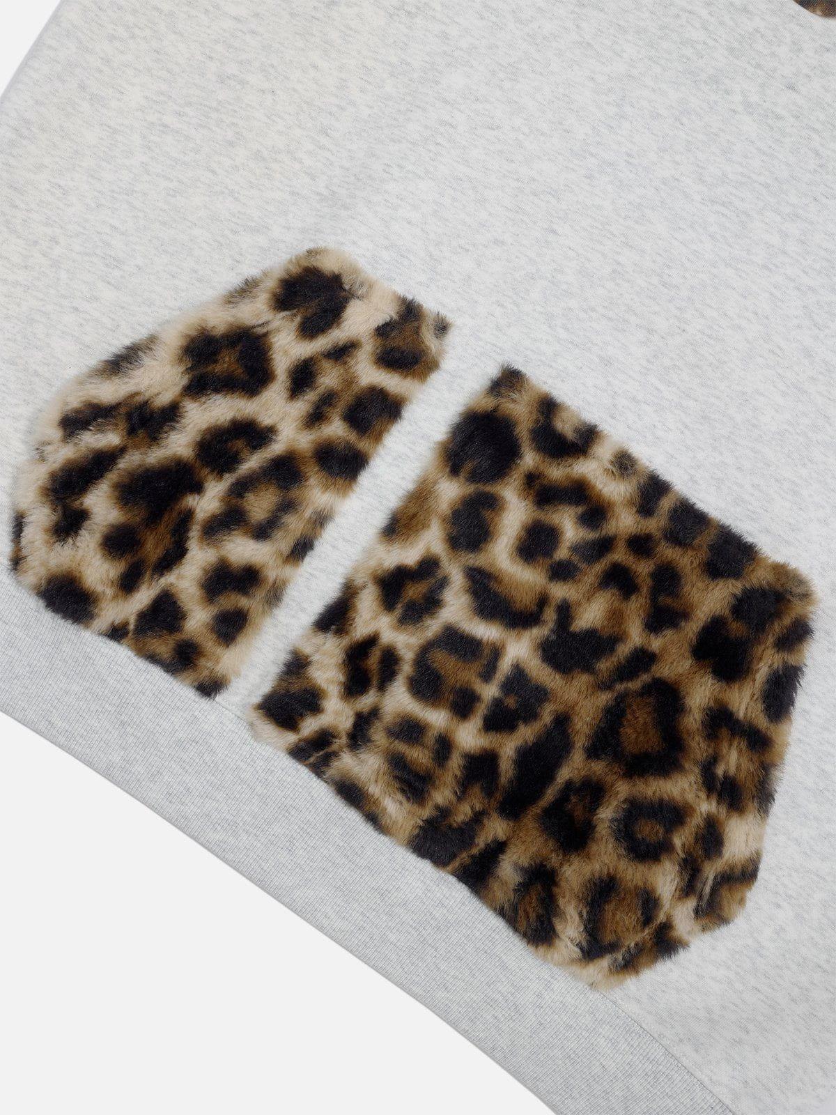 Aelfric Eden Oversized Leopard Hoodie Product Image