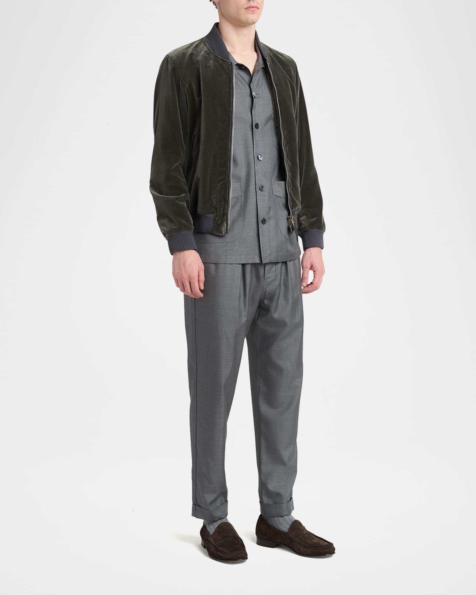 Men's York Suede Penny Loafers Product Image