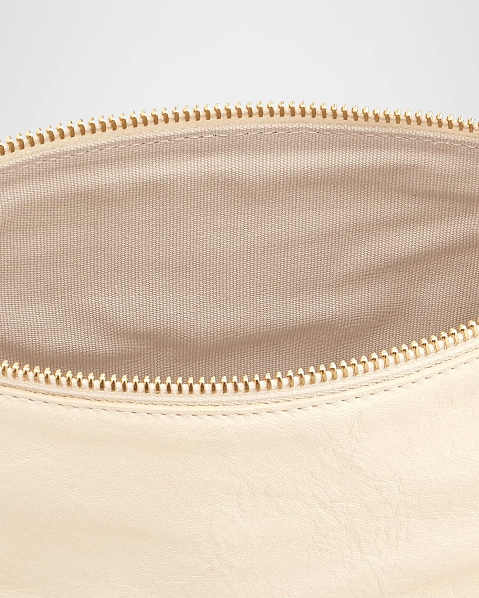 Anna Fold-Over Flap Leather Crossbody Bag Product Image