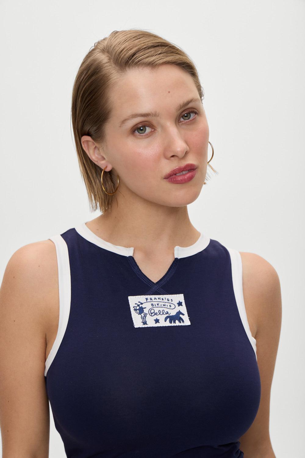 x BELLA HADID Dreamer Tank Top - Lone Star Blue Product Image