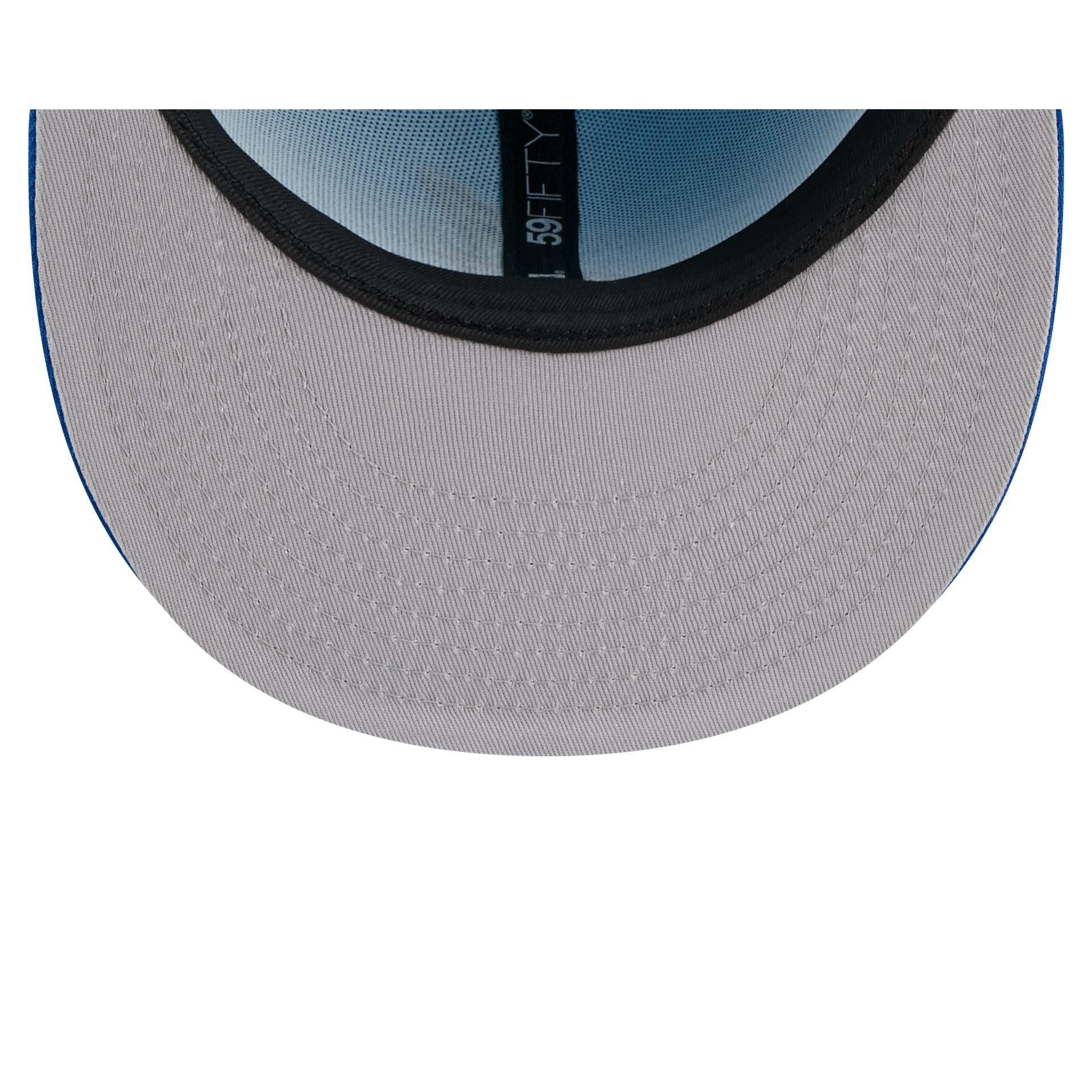 Dallas Mavericks 2025 City Edition Chrome White Corduroy 9FIFTY Snapback Hat Male Product Image