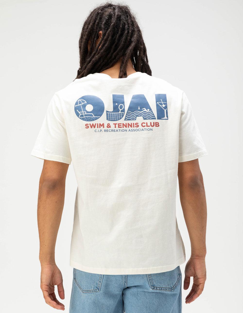 CONEY ISLAND PICNIC Ojai Club Mens Tee - WHITE Product Image