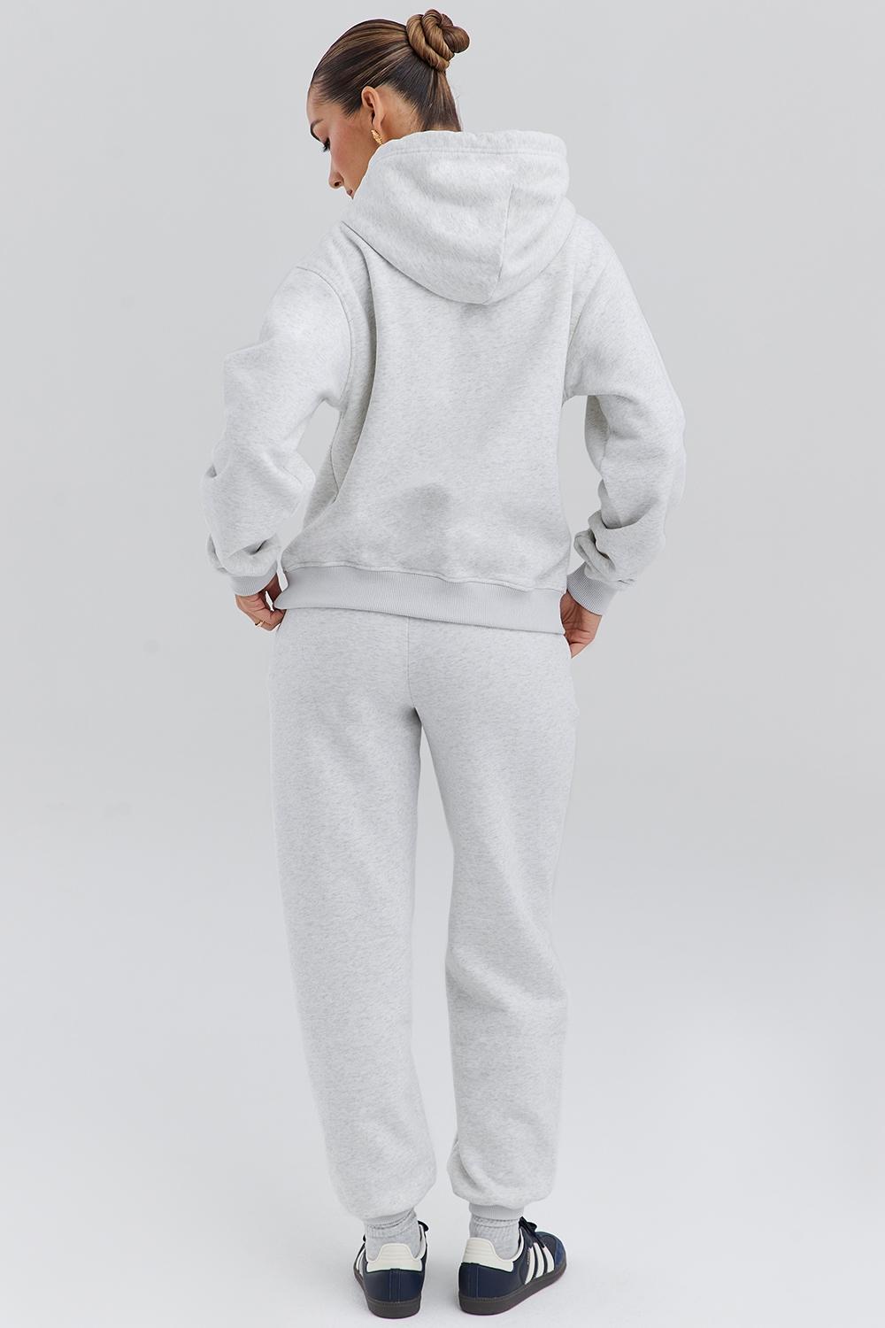 Coast  light grey marl fleece back jogging trousers Product Image