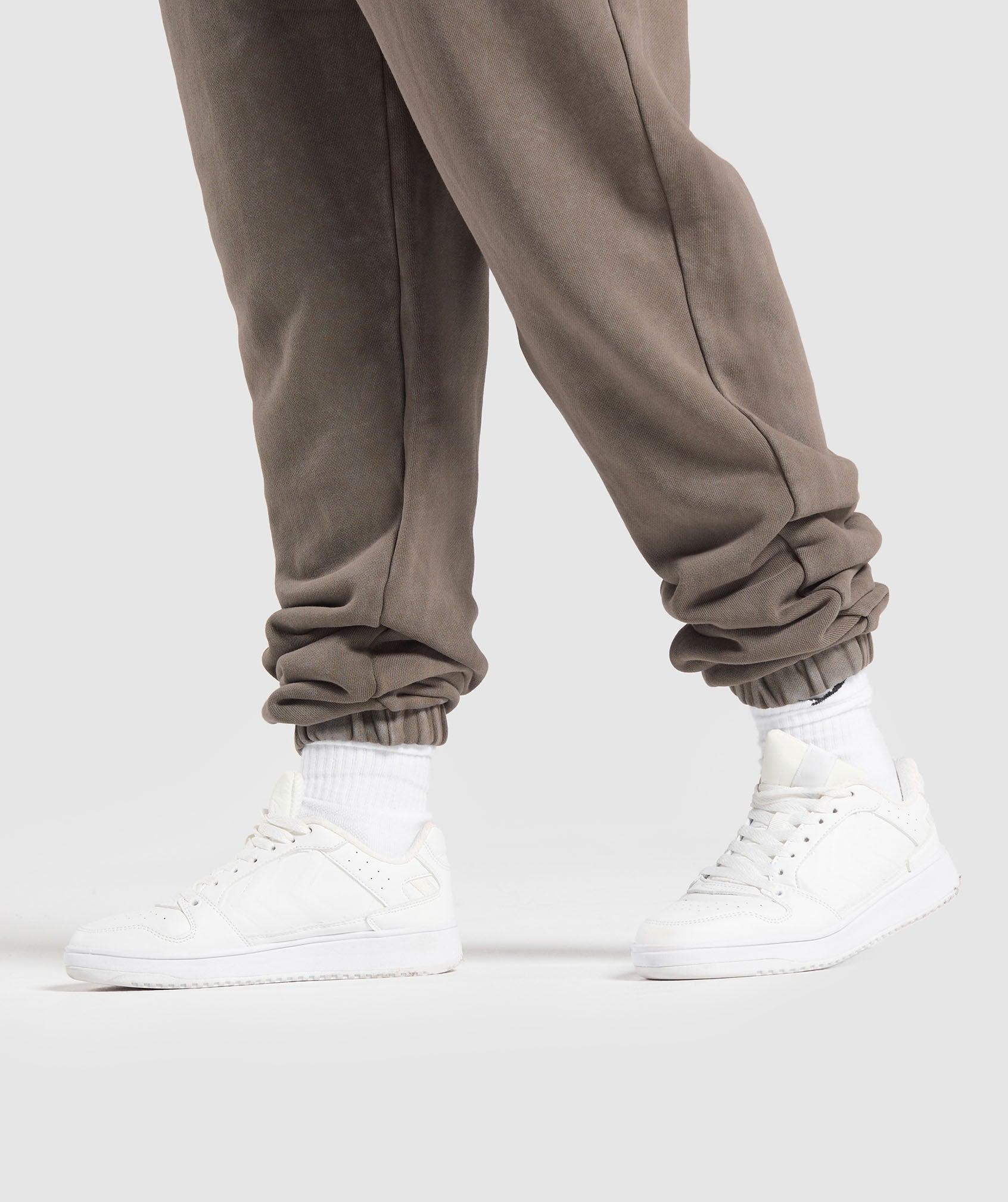 Gymshark Grunge Oversized Joggers - Camo Brown Female Product Image