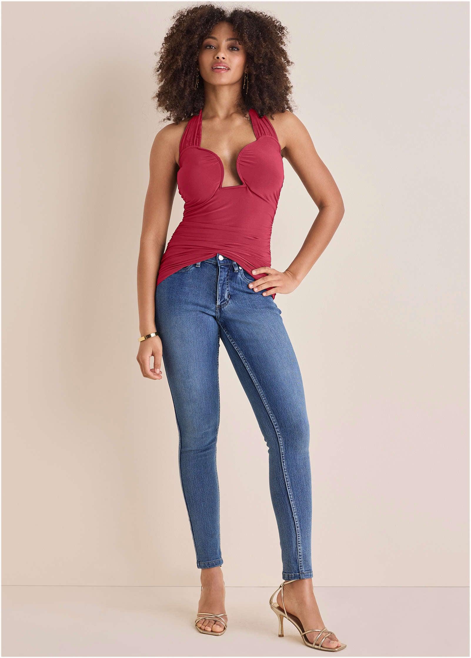 Cutout Halter - Raspberry Product Image