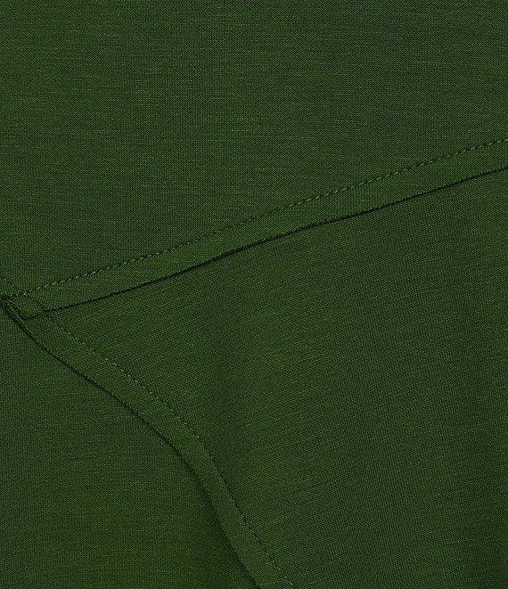 IC Collection Soft Knit Crepe Mock Neck Long Sleeve Top Product Image