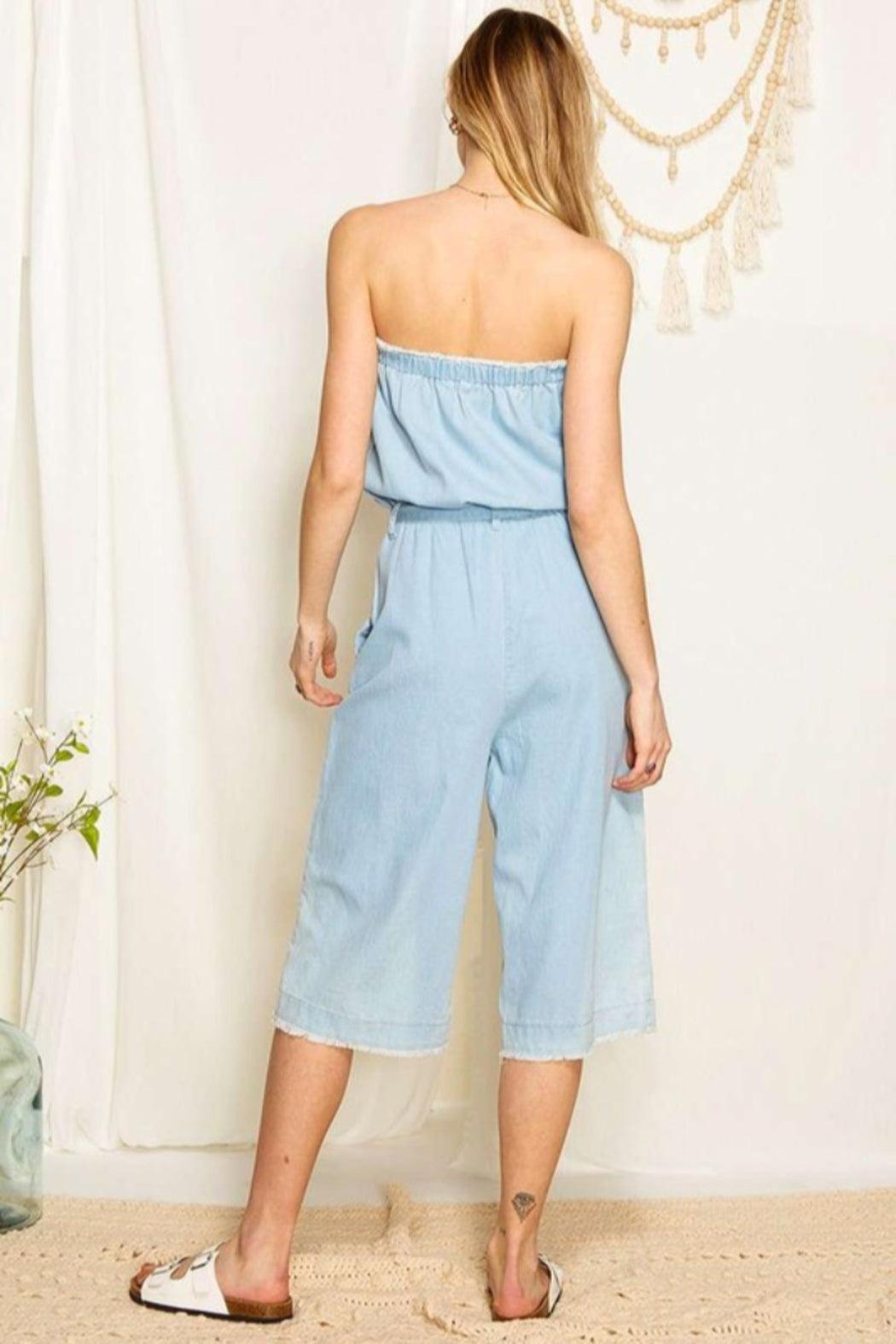 Tube Wide Leg Jumpsuit Product Image