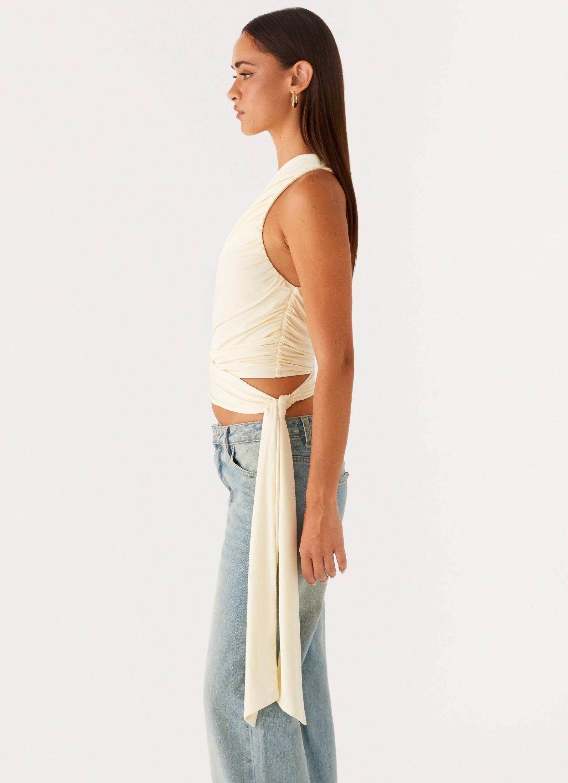 Merryn Top - Pale Yellow Product Image
