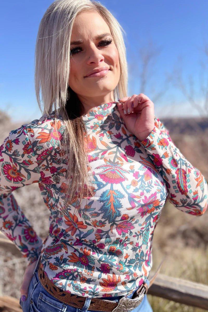 Buy Myself Flowers Mesh Top* Product Image