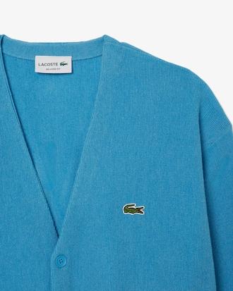 Men's Relaxed Fit Wool Cardigan Product Image