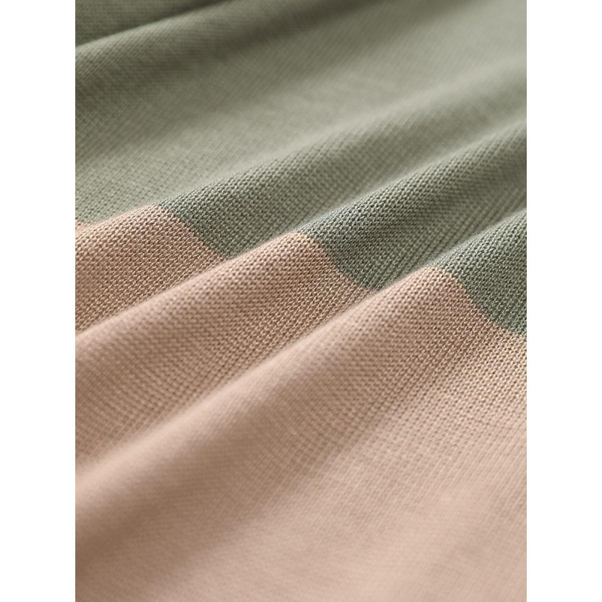 Plus Size Supersoft Essentials Colorblock Pocket Tunic Cardigan Sage Women Casual Loose Long Sleeve Everyday Cardigans BloomChic 14-16/1X Product Image