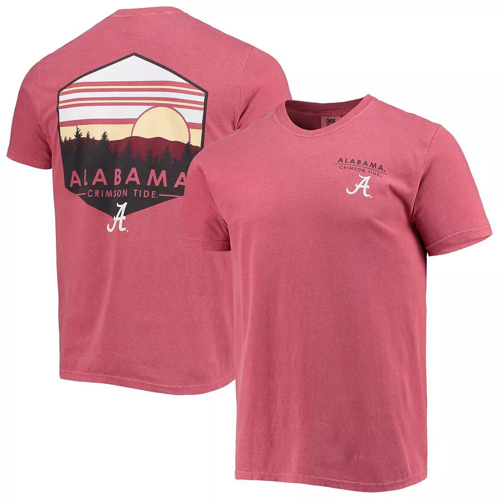Men's Crimson Alabama Crimson Tide Landscape Shield Comfort Colors T-Shirt,  Product Image