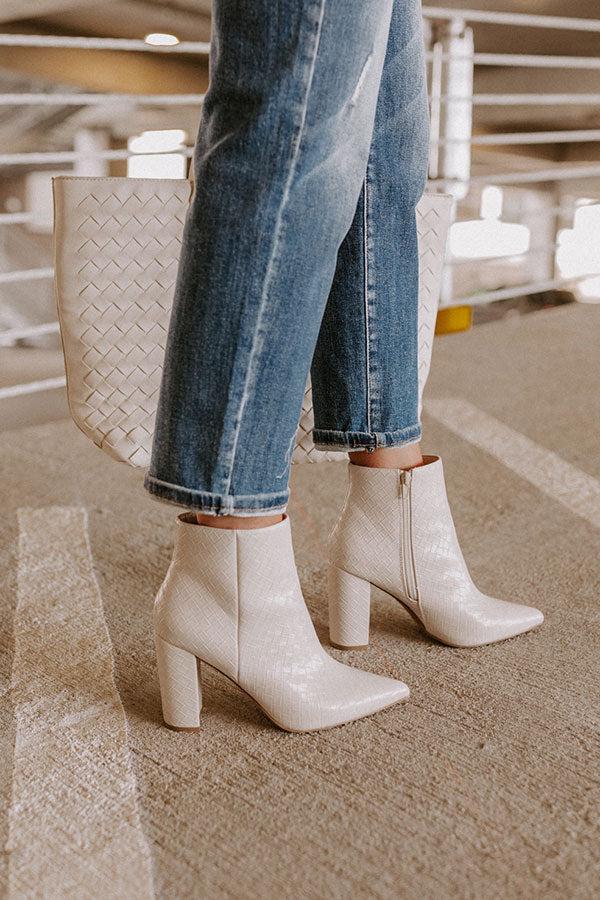 The Tisch Faux Leather Bootie Product Image